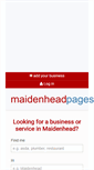 Mobile Screenshot of maidenheadpages.co.uk